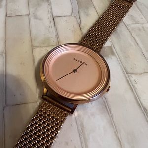 Rose Gold Skagen watch
